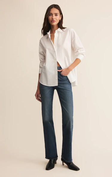 Elevated Poplin Button Up Shirt by Z Supply (multiple colors)