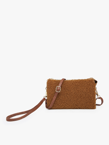 Riley Sherpa 3 Compartment Crossbody/Wristlet