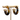 Brenny Small Tortoise Hoops With Gold Trim