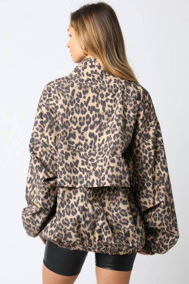 Charity Leopard Jacket/Windbreaker