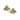 Bianca Yochi Gold Antique Crystal Bee Stud Earrings