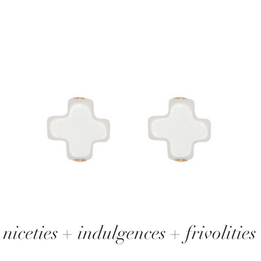 Signature Cross Stud - Multiple Colors