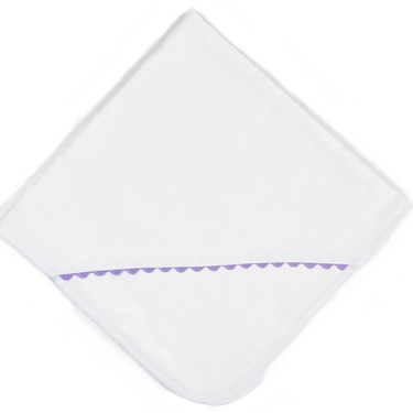 Pique Baby Blanket with Ric Rac