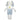 Knit Bunny Doll with Embroidered Romper: 14"