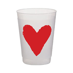 Solid Red Heart Frost Flex Cup