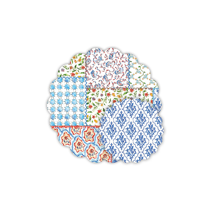 Posh Cut Placemat- Blue Patchwork Quilt Pattern