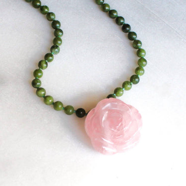 Cora Beaded Flower Necklace