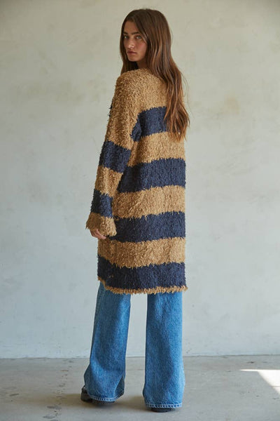 Shira Knit Striped Cardigan