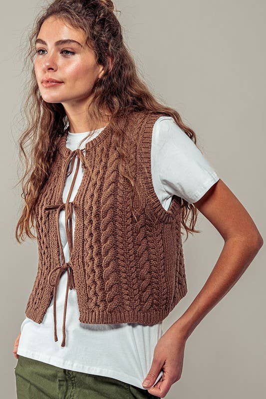 Serefina Handcrafted Knit Vest