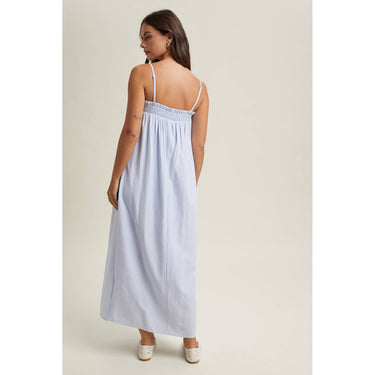 Keira Striped Summer Midi Dress