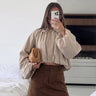 Bomber Balloon Jacket - Taupe