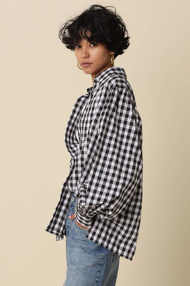 Haley Gingham Button Down Shirt