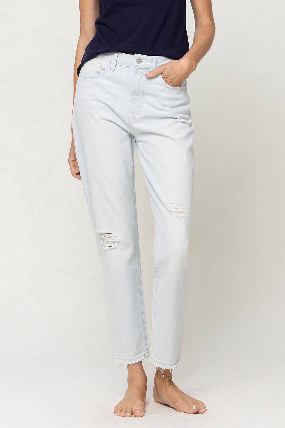 Rosa SUPER HIGH RISE MOM JEANS by Flying Monkey