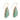 Agave Genuine Turquoise Earrings