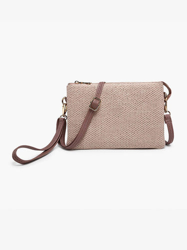 Izzy Straw Crossbody Handbag
