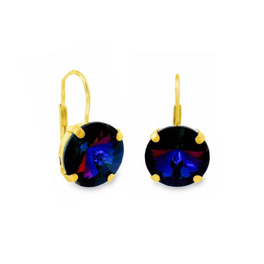 Caitlin Round Crystal Earrings