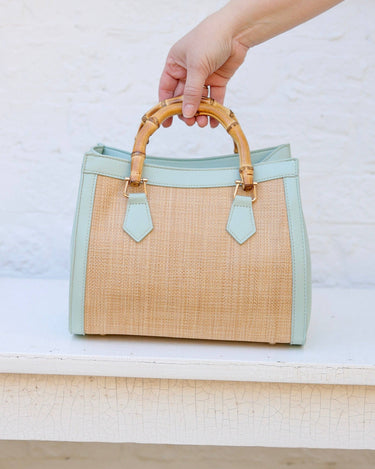 Kennedy Tote Natural-Mint