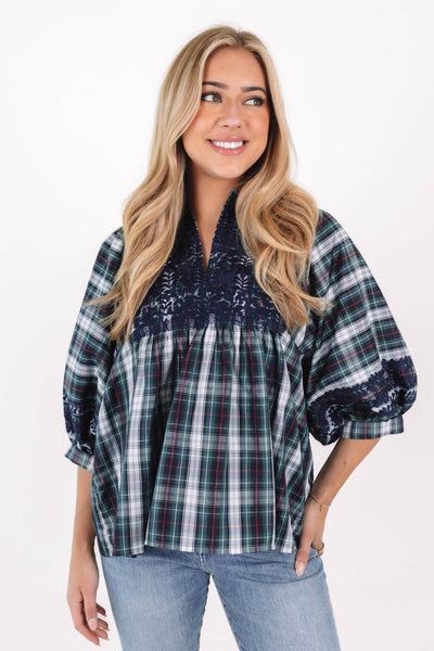 The Shelley Puff Sleeve Tunic