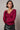 Carrie Lace Trim Ribbed Knit Henley Top