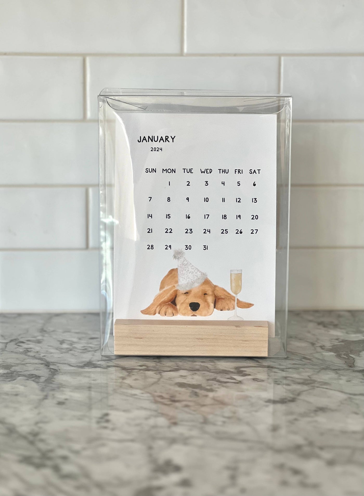 2024 Dog Desk Calendar