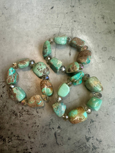 Authentic Turquoise Nugget Bracelet