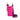 Bright Pink HydroBag Handle with Pink and Navy or Pink/Green Straps