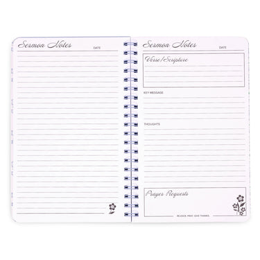 Sermon Notes Journal (Hydrangeas)