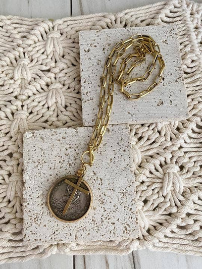 Relic Necklace: Mixed Metal 24”