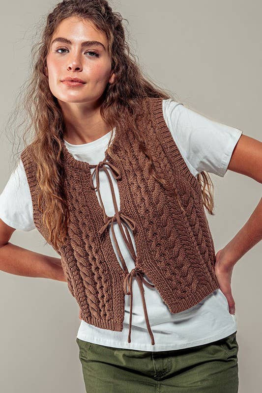 Serefina Handcrafted Knit Vest