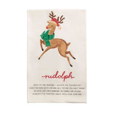 Reindeer Poem Towels (various styles)
