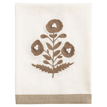 Neutral Floral Hand Towels (variety of styles)