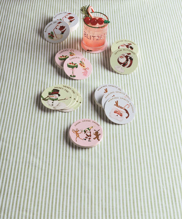 Christmas Paper Coaster Sets