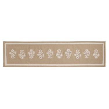 Neutral Floral Table Runner