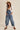 Gwyneth Western Wide-Leg Denim Overalls