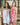 Spa Wrap - Blue Gingham + Red Roses with Red  Bow
