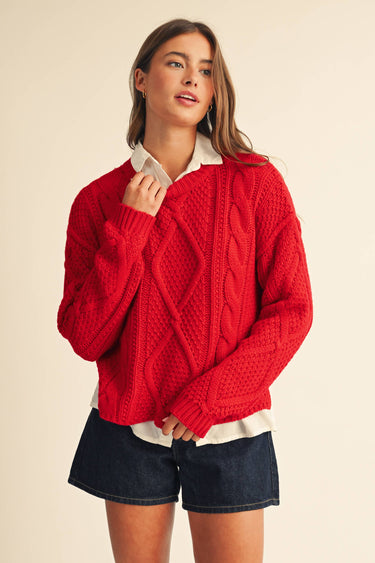 Adela Cable Knit Sweater