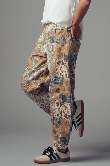 Sasha Boho Patchwork Wide Leg Pants