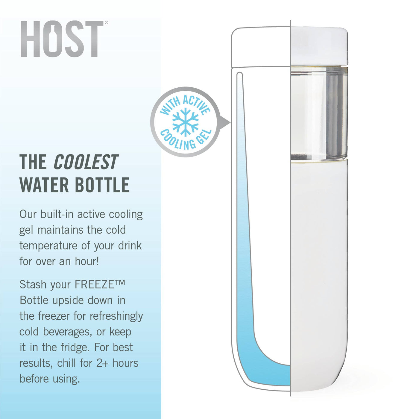 FREEZE Bottle in White