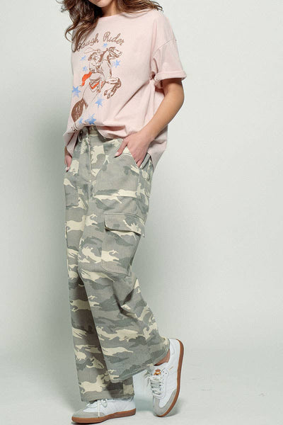 Avril Army Camo Cargo Pants