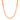 Bordeaux Orange Coral Golden Long Necklace