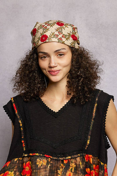 Diana Floral  Wrap Scarf