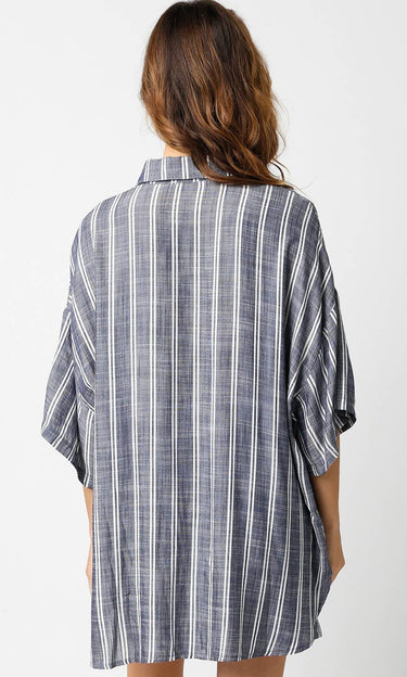 Olivia Short Sleve Button Down Top