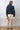 Hendrix  High Neck Drawstring Hem Denim Jacket
