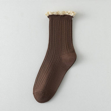 Vintage Lace Twist Pattern Socks