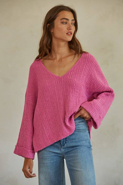 Maila V-Neck Pullover Sweater