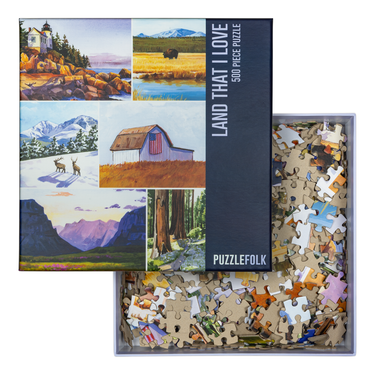 Land that I Love 500 Piece American landscapes Puzzle