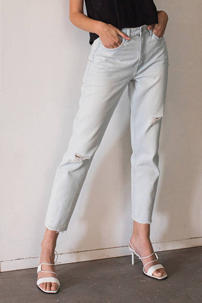 Rosa SUPER HIGH RISE MOM JEANS by Flying Monkey