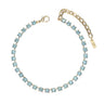 Oakland Necklace in Aqua Champagne