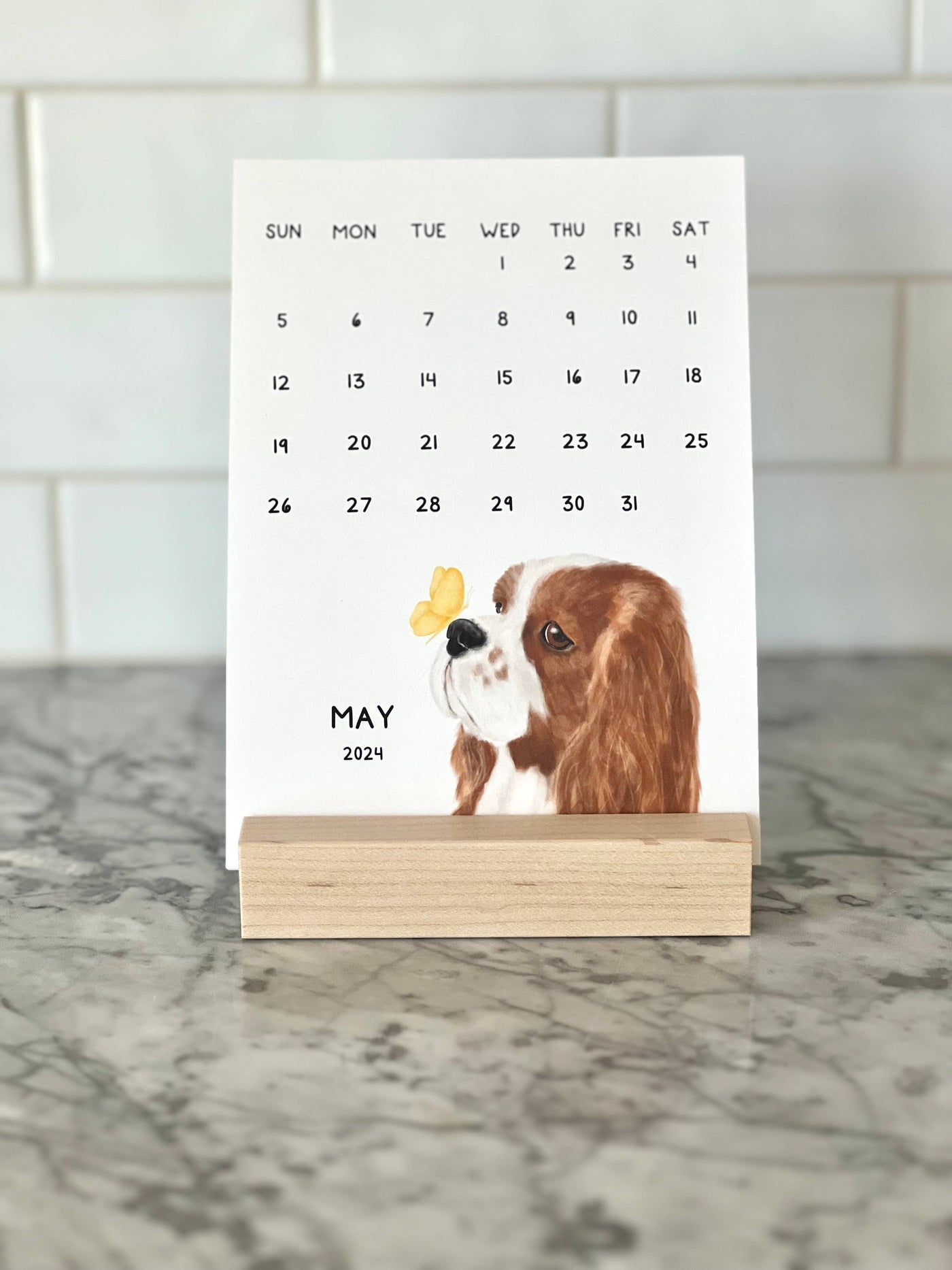 2024 Dog Desk Calendar
