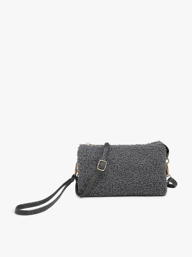 Riley Sherpa 3 Compartment Crossbody/Wristlet